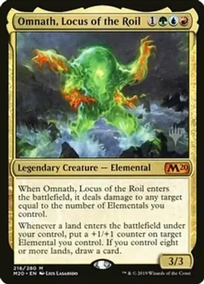 Omnath, Locus of the Roil <planeswalker stamp> [M20]