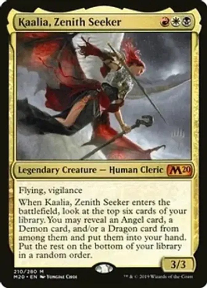 Kaalia, Zenith Seeker <planeswalker stamp> [M20] (F)