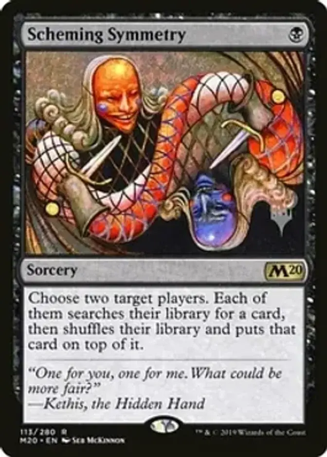 Scheming Symmetry <planeswalker stamp> [M20] (F)