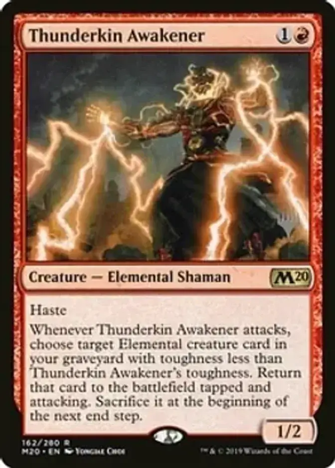 Thunderkin Awakener <planeswalker stamp> [M20] (F)
