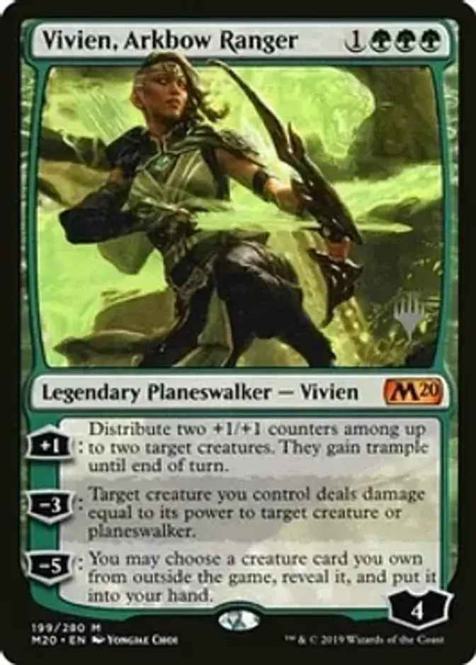 Vivien, Arkbow Ranger <planeswalker stamp> [M20] (F)