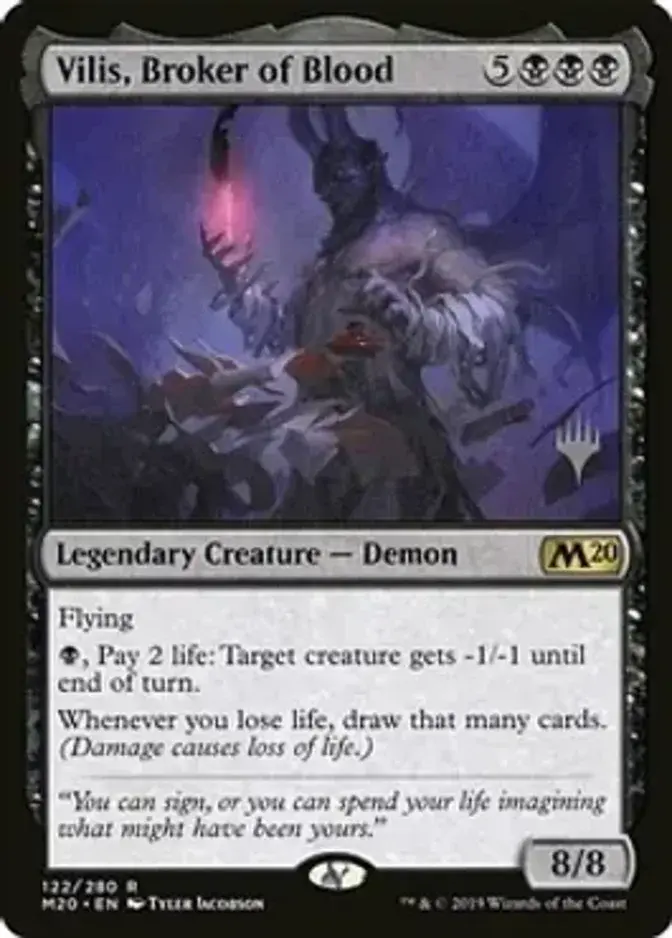 Vilis, Broker of Blood <planeswalker stamp> [M20] (F)
