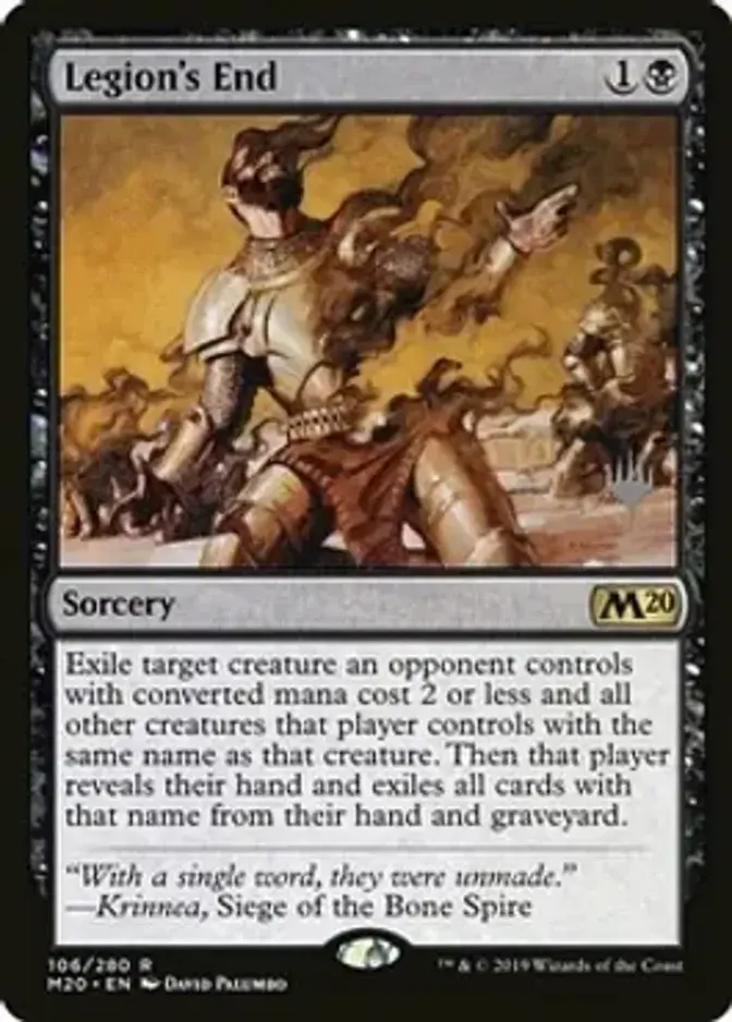Legion's End <planeswalker stamp> [M20] (F)
