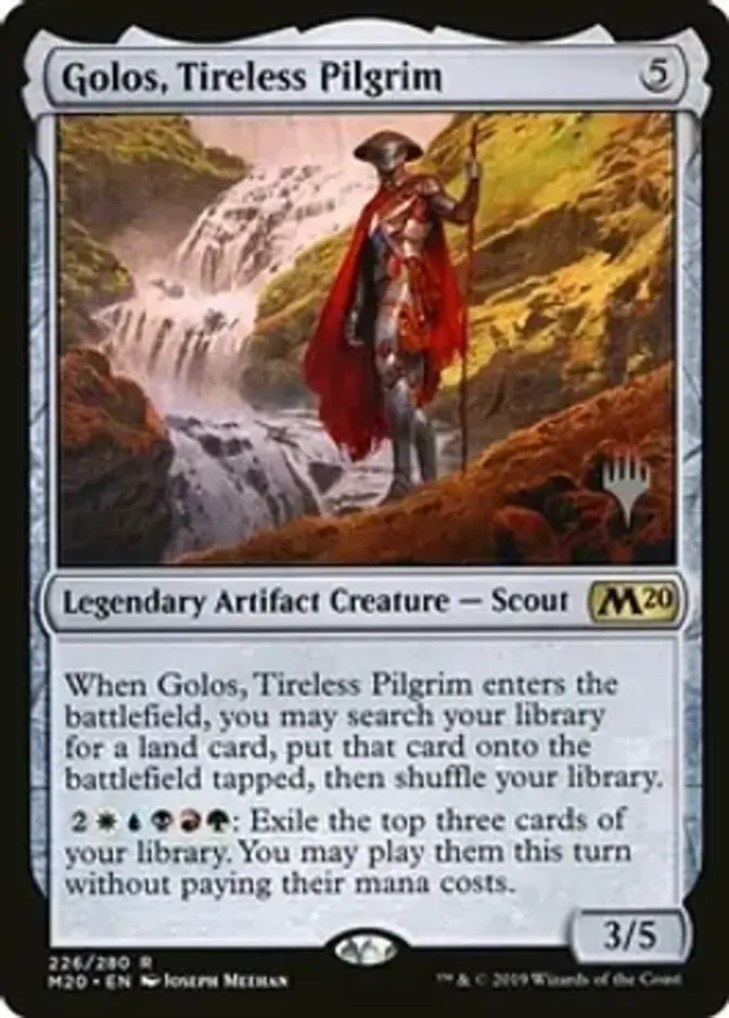 Golos, Tireless Pilgrim <planeswalker stamp> [M20] (F)