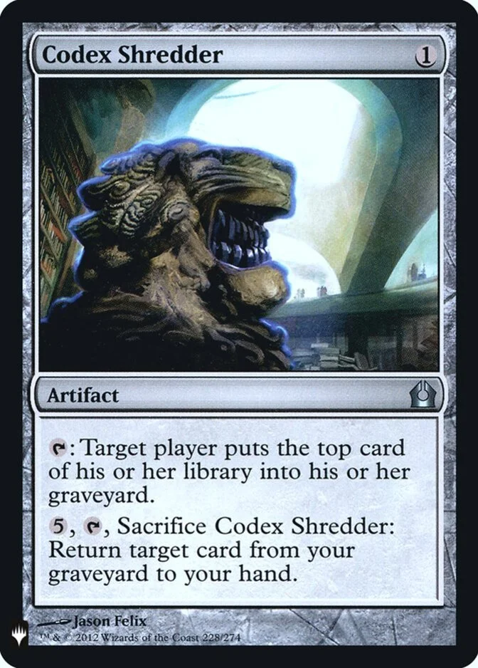 Codex Shredder [FMB1] (F)
