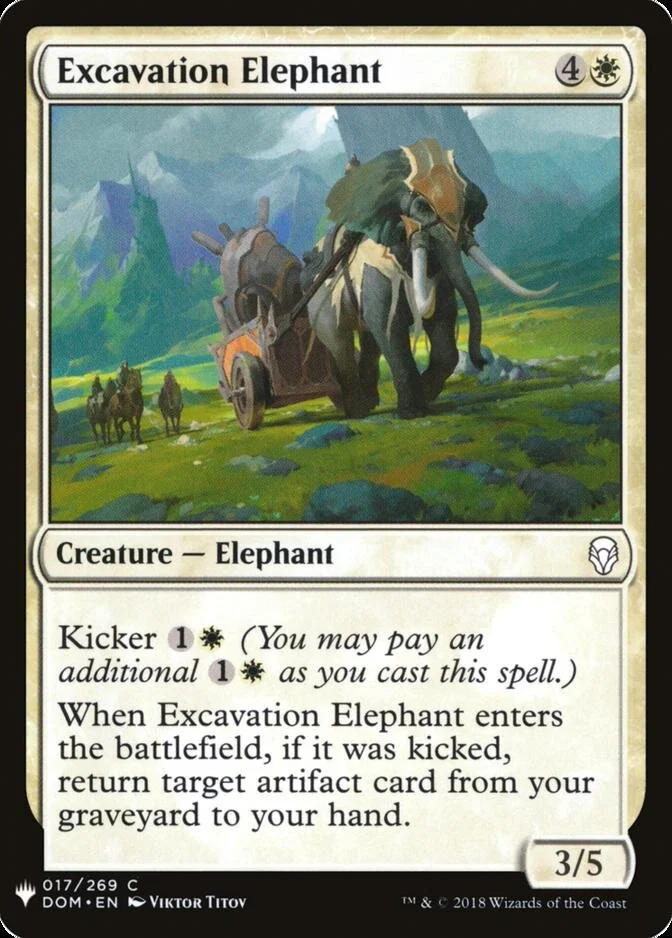 Excavation Elephant [MB1]