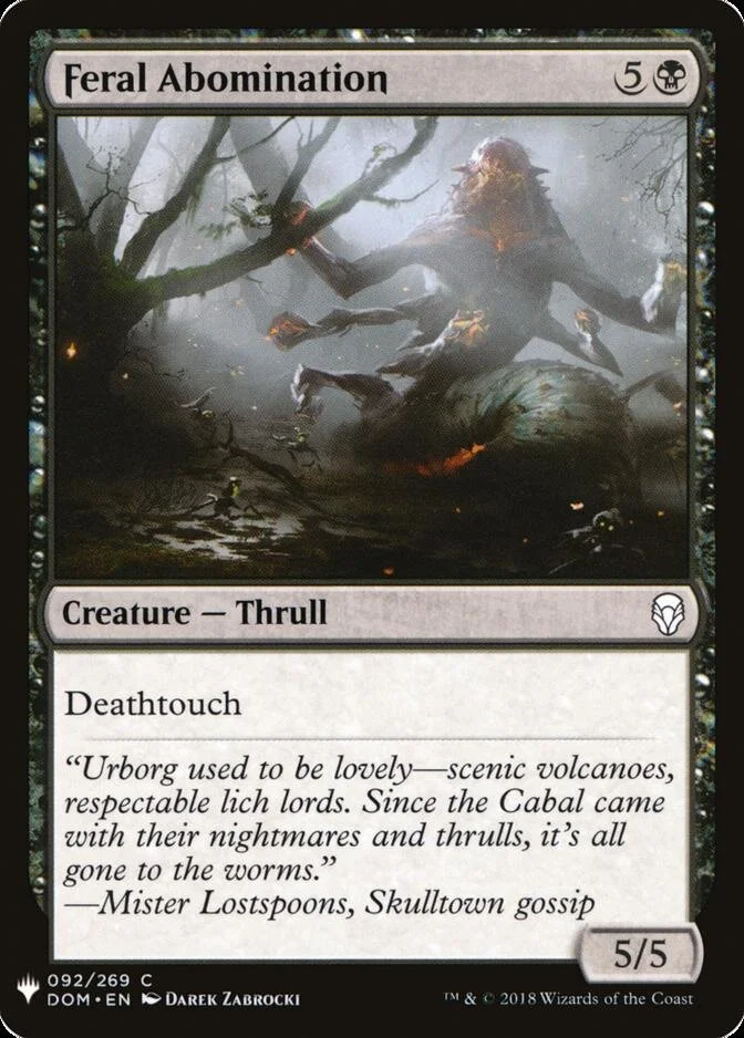 Feral Abomination [MB1]