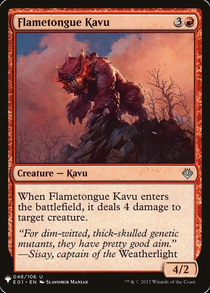 Flametongue Kavu [MB1]