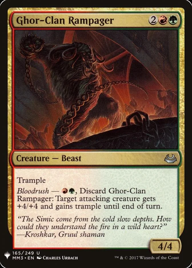 Ghor-Clan Rampager [MB1]