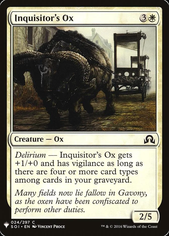 Inquisitor's Ox [MB1]