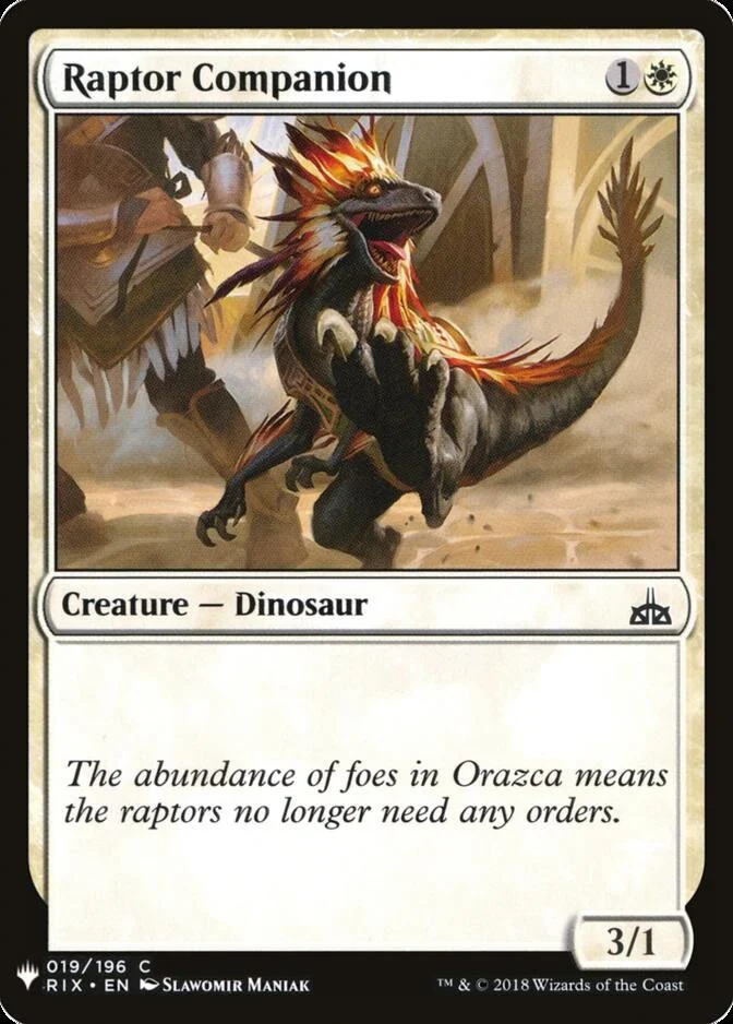 Raptor Companion [MB1]