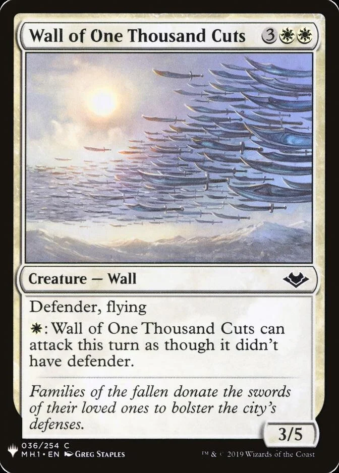Wall of One Thousand Cuts [MB1]
