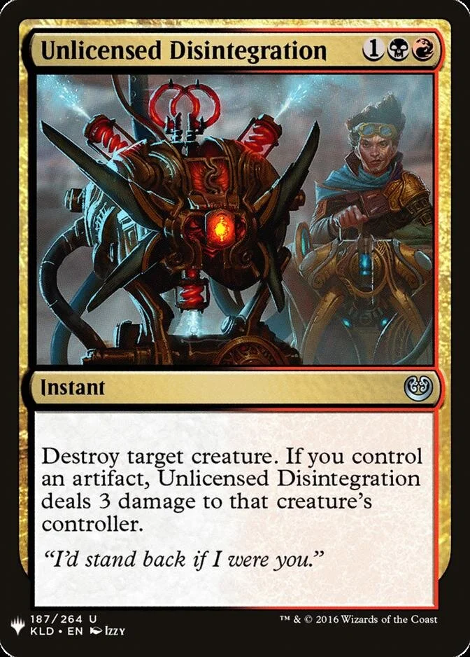 Unlicensed Disintegration [MB1]