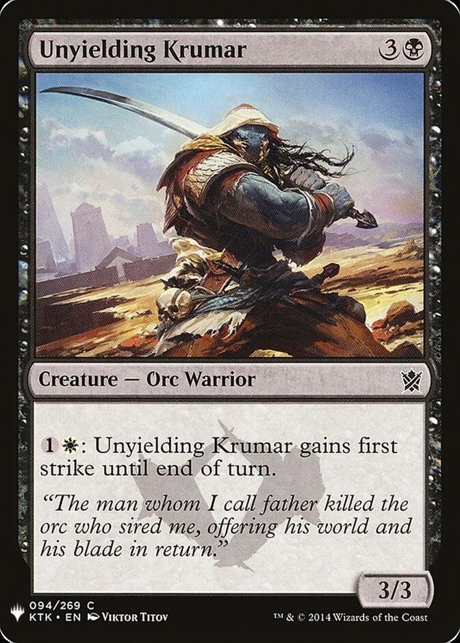 Unyielding Krumar [MB1]