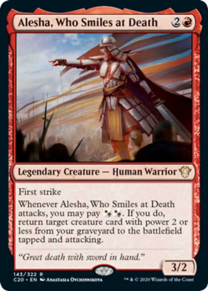 Alesha, Who Smiles at Death [C20]