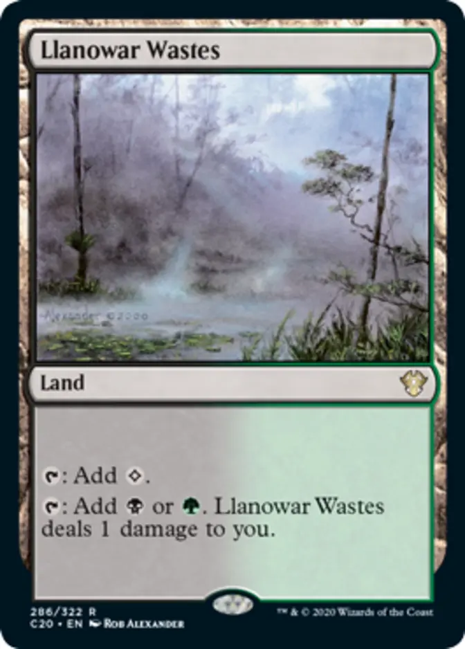 Llanowar Wastes [C20]