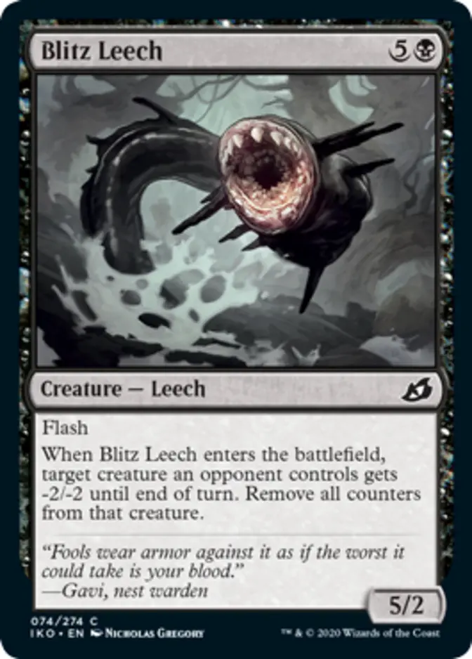 Blitz Leech [IKO] (F)