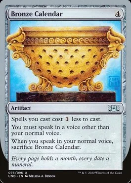 Bronze Calendar