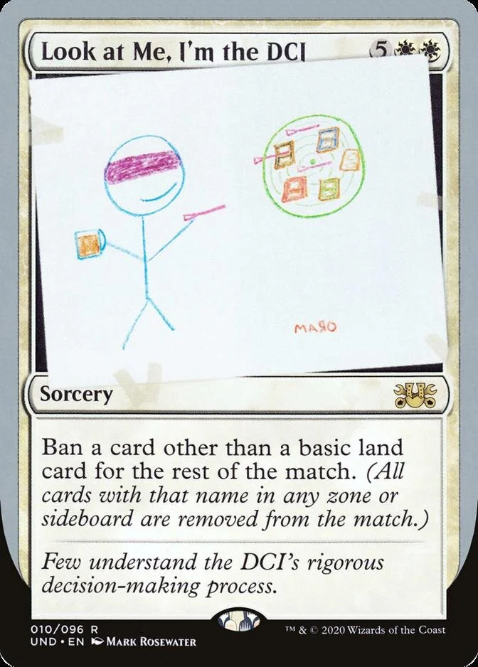 Look at Me, I'm the DCI [UND]