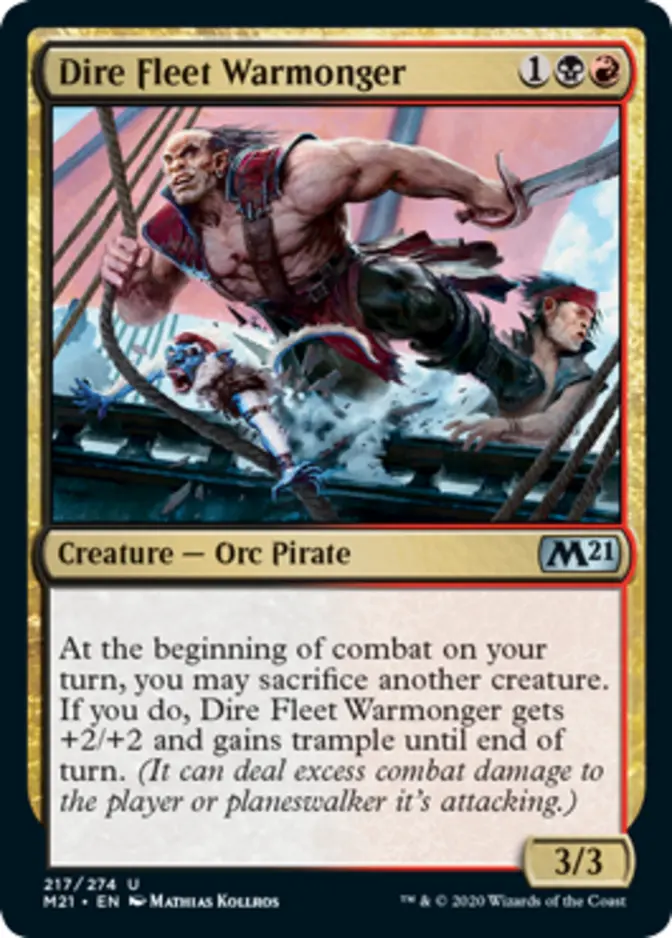 Dire Fleet Warmonger [M21]
