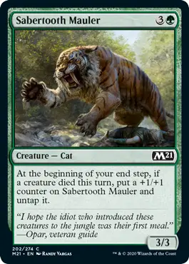 Sabertooth Mauler, Core Set 2021 (M21) Price History