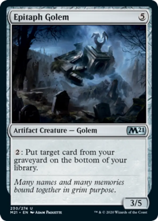 Epitaph Golem [M21] (F)
