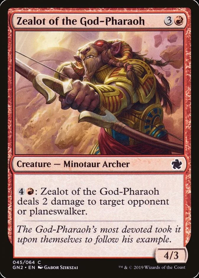 Zealot of the God-Pharaoh [GN2] (F)