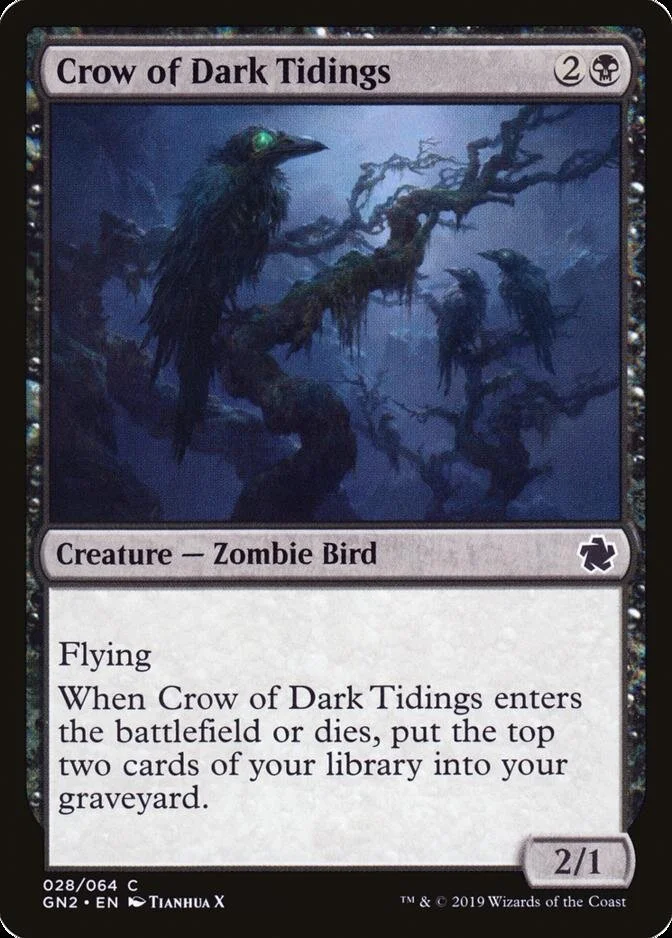 Crow of Dark Tidings [GN2] (F)