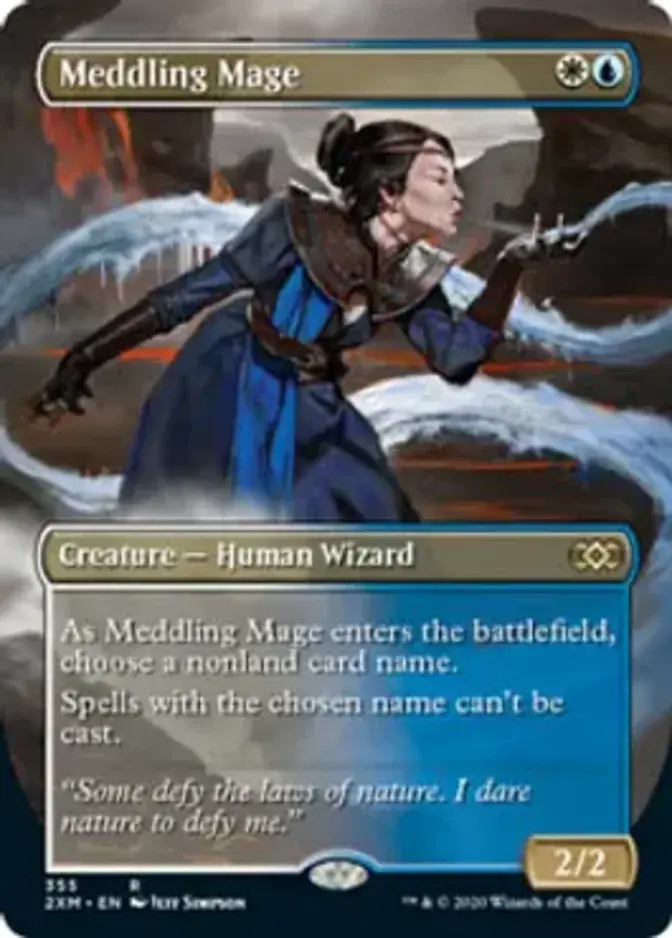 Meddling Mage <borderless> [2XM]