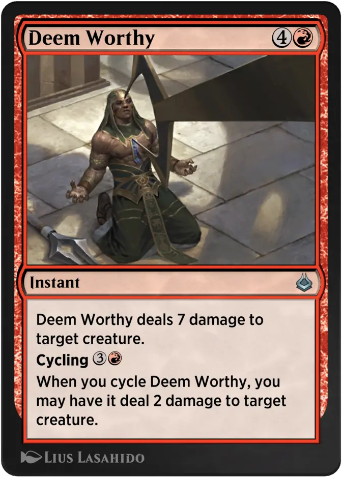 Deem Worthy [AKR]