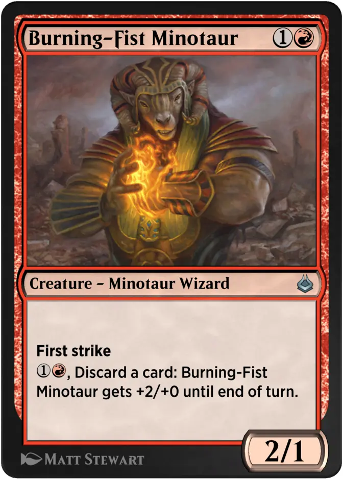 Burning-Fist Minotaur [AKR]