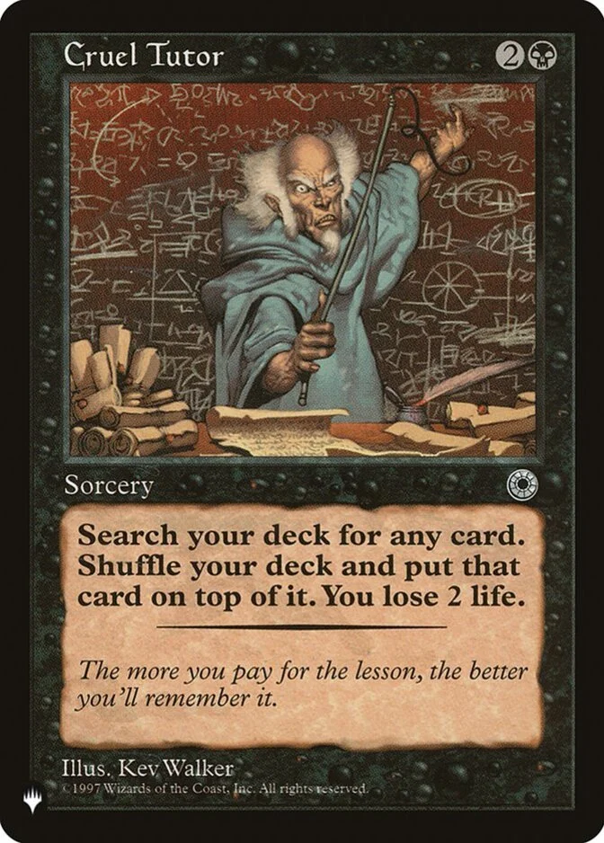 Cruel Tutor [PLIST]