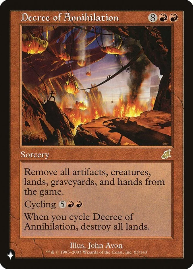 Decree of Annihilation [PLIST]
