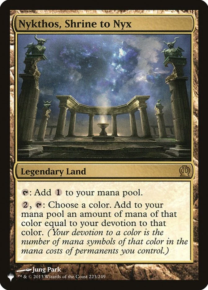 Nykthos, Shrine to Nyx [PLIST]