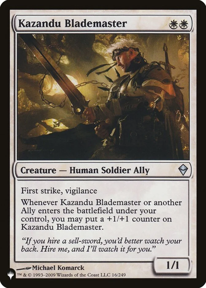 Kazandu Blademaster [PLIST]