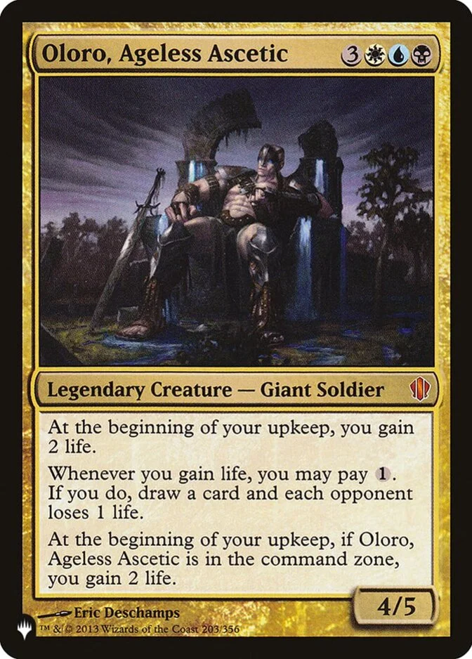 Oloro, Ageless Ascetic [PLIST]