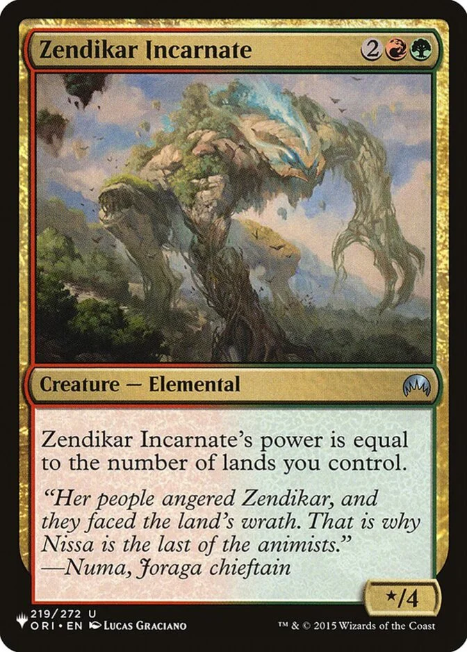 Zendikar Incarnate [PLIST]