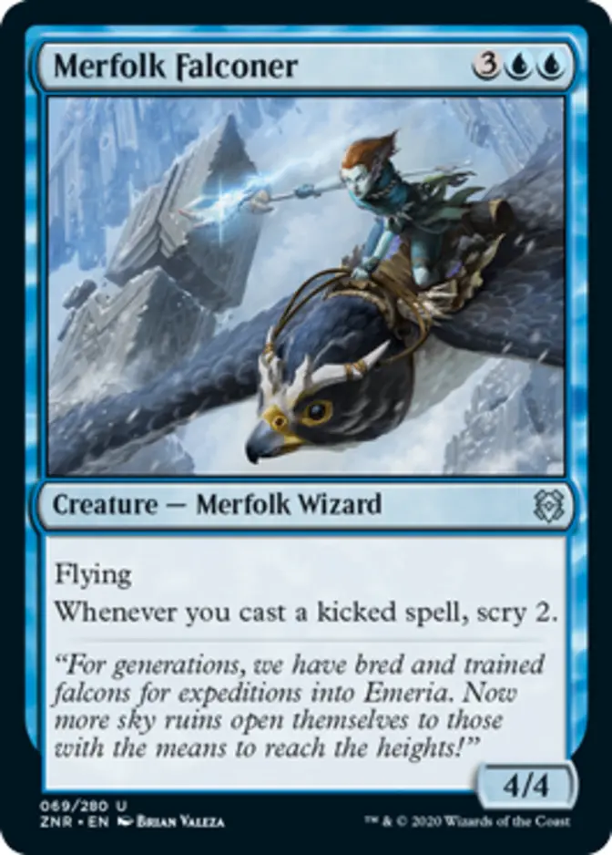 Merfolk Falconer [ZNR] (F)