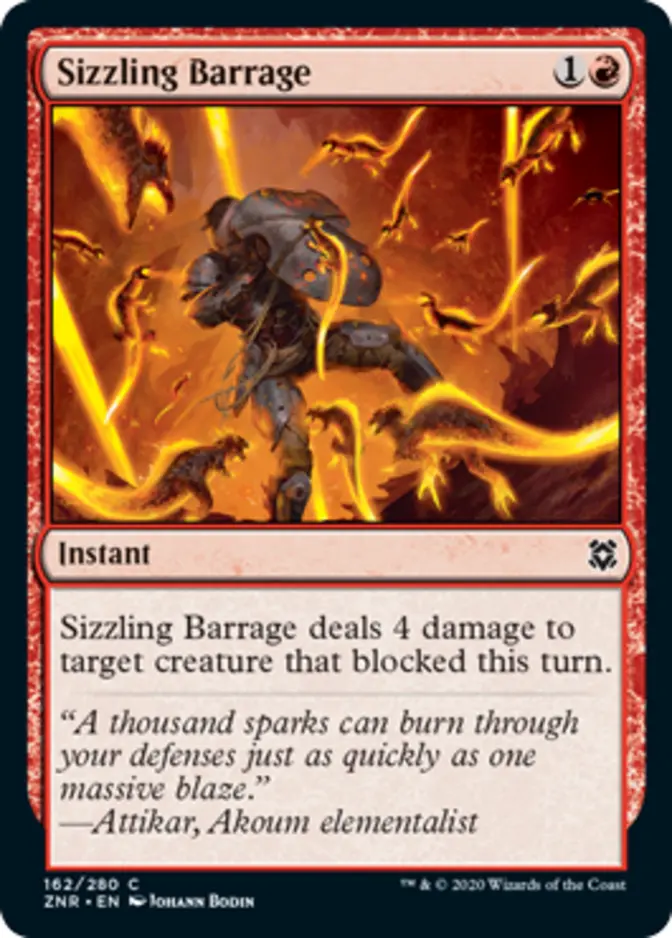 Sizzling Barrage [ZNR] (F)