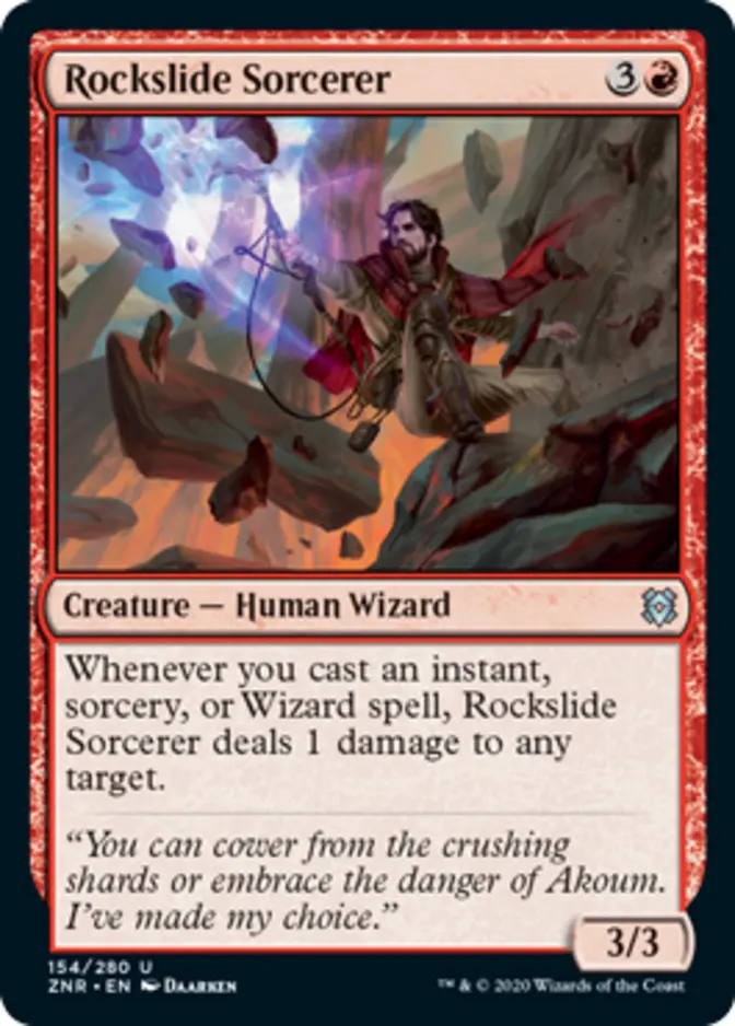 Rockslide Sorcerer [ZNR] (F)