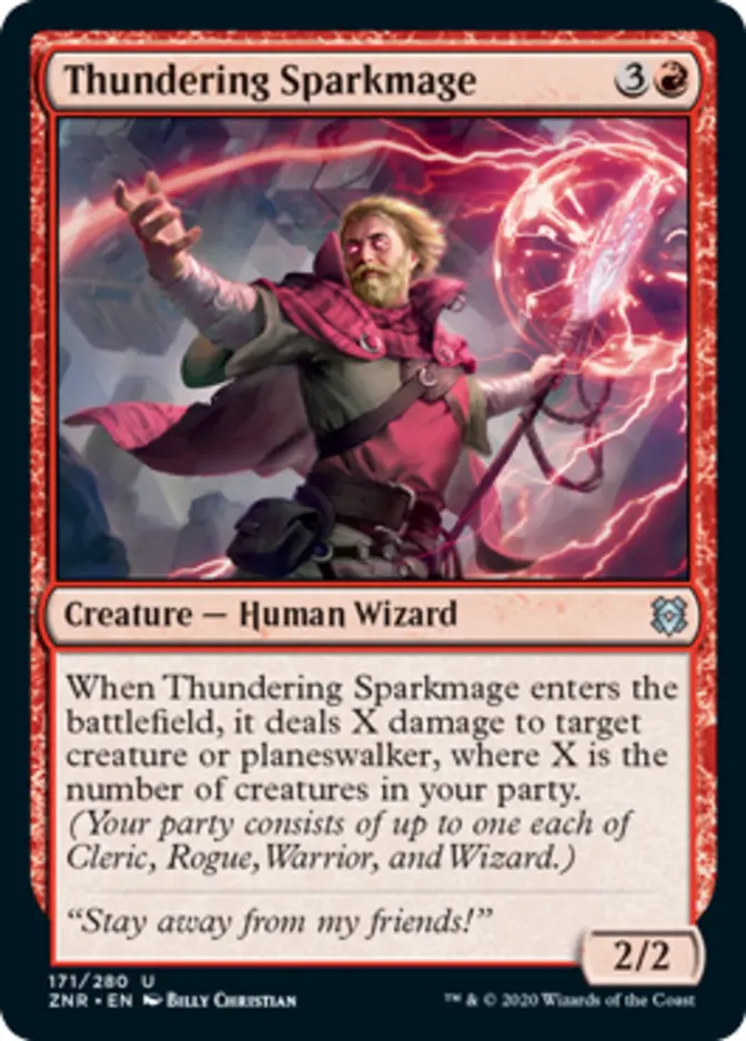 Thundering Sparkmage [ZNR] (F)
