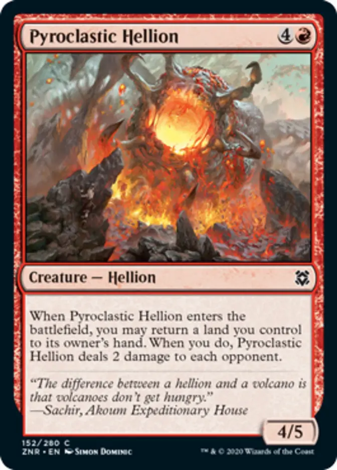 Pyroclastic Hellion [ZNR] (F)