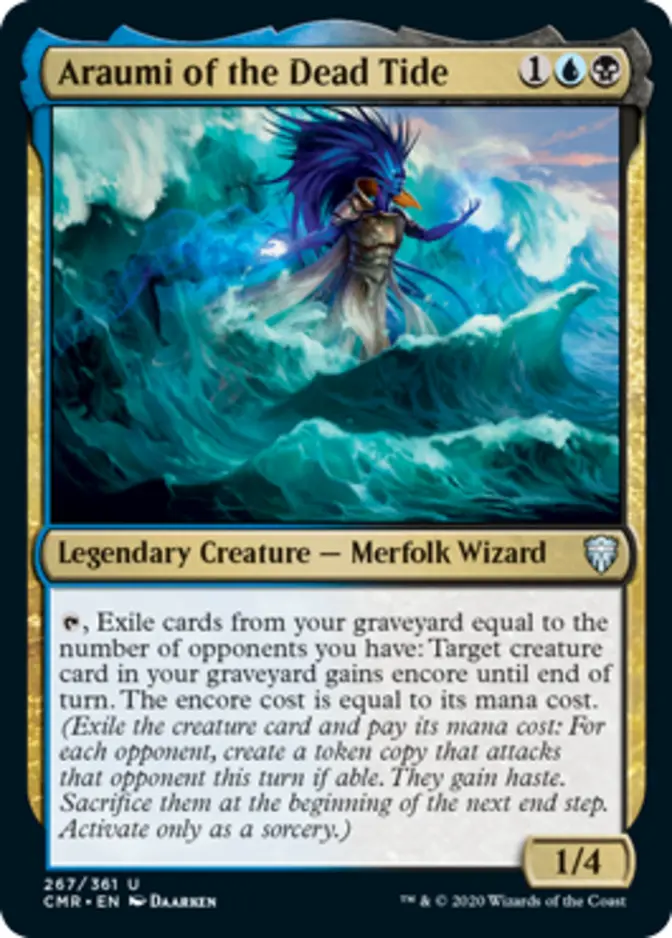 Araumi of the Dead Tide, Commander Legends (CMR) Price History Araumi of the Dead Tide, Commander Legends (CMR) Price History
