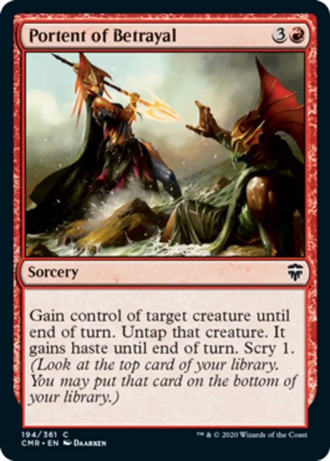 Portent of Betrayal [CMR]