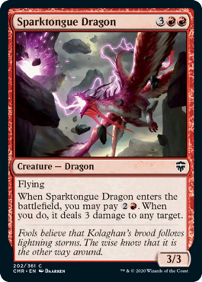 Sparktongue Dragon [CMR]