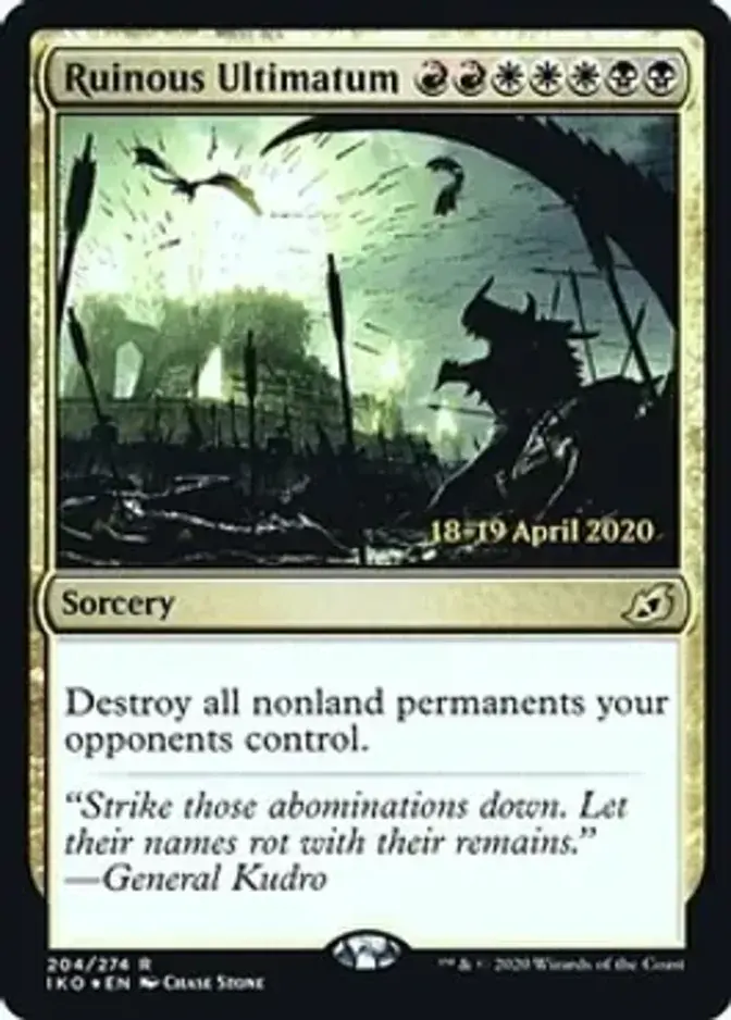 Ruinous Ultimatum [PRM-PRE] (F)