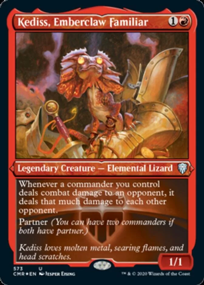Kediss, Emberclaw Familiar <etched> [CMR] (F)