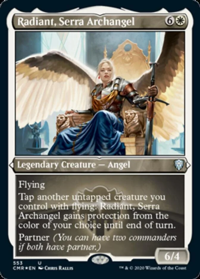 Radiant, Serra Archangel <etched> [CMR] (F)