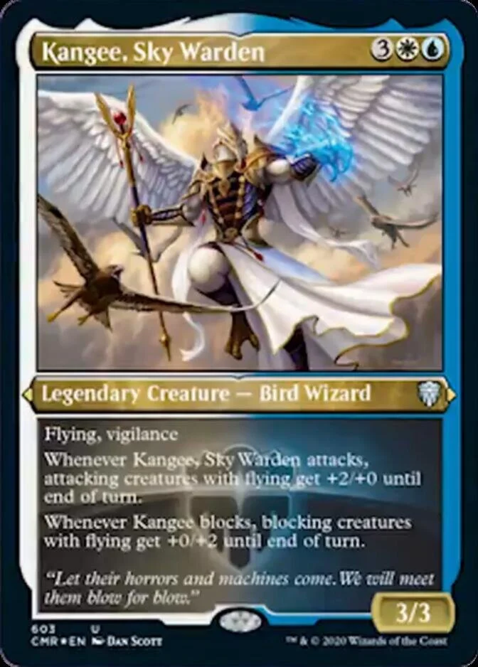 Kangee, Sky Warden <etched> [CMR] (F)