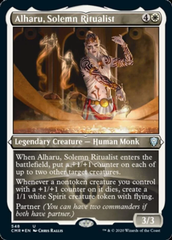 Alharu, Solemn Ritualist <etched> [CMR] (F)